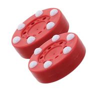 CONGARTENO 2pcs Roller Hockey Equipment Inline Hockey Puck Training Ice Pucks Accessories Practice Street Sport Outdoor Training Outdoor Sport Red Pp