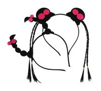 CONGARTENO 2pcs Scrunchies for Girls Boys and Girls Headbands Hair Clips Boys and Hair Styling Accessories Braider Bands for