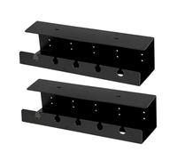 CONGARTENO 2pcs Self-adhesive under Desk Cable Organizer Tray Multi-function Wire Management for Home Installation Large Capacity Holder
