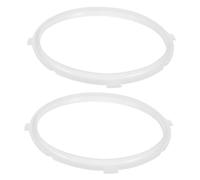 CONGARTENO 2pcs Silicone Sealing Rings for Electric Pressure Cooker High Temperature Resistant Silicone Gasket Replacement Easy to Install Pressure Cooker Accessories for Models