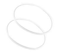 CONGARTENO 2Pcs Silicone Sealing Rings for Pressure Cooker Gasket Replacement Compatible with Midea Electric Pressure Pot High Temperature Resistant Flexible and Easy to Clean Kitchen