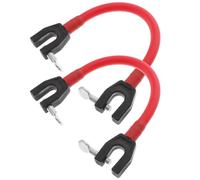 CONGARTENO 2pcs Ski Tip Connector for Beginners Lightweight Portable Ski Training Aid Clips Easy Control Teaching Tool Random Color