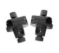 CONGARTENO 2pcs Swiveling Mic Clamp Mount Bracket Adapter for Horizontal Boom Arm Stand, Adjustable Angle Microphone Holder Accessories for Acoustic Instrument and Wireless Mic