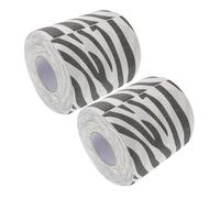 CONGARTENO 2pcs Textured Zebra Print Toilet Paper Soft Household Bathroom Tissue for Everyday Use and Unique Animal Design Decor