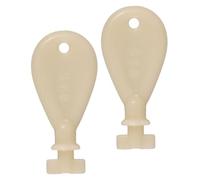 CONGARTENO 2Pcs Toilet Paper Dispenser Key Plastic Paper Towel Dispenser Opener for Commercial Jumbo Toilet Bathroom Use