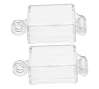CONGARTENO 2PCS Transparent Boat Rocker Switch Cover with Double-sided Adhesive Plastic Flip Button Protector Preventing Accidental Operation for Toggle Switches