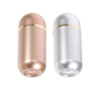 CONGARTENO 2pcs Travel Pill Bottle Portable Small Medicine Organizer with Sealing for Humidity Protection Versatile Storage Containers for Supplements Jewelry and Herbs