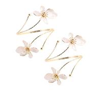 CONGARTENO 2pcs Vintage Floral Enamel Upper Arm Cuff Adjustable Open Flower Bangles for Women Elegant Boho Bangle Bracelets for Weddings Parties Daily Wear Stackable Minimalist Jewelry