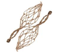 CONGARTENO 2pcs Wine Bottle Tote Bag Reusable Wine Carrier Rope Woven Design Vintage Style for Home and Travel Suitable for 1kg and 2kg Bottles