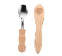 CONGARTENO 2pcs Wooden Musical Spoons for Lightweight Hand Percussion Instruments with Smooth Handles Ergonomic Rhythm Tools for Music Exploration Portable Folk Percussion for Parties and