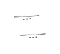 CONGARTENO 2sets Cooler Shelf Supports Bracket Clips Freezer Shelf Parts for Fridges Smooth Edge Design Replacement for Broken Clips Easy Installation