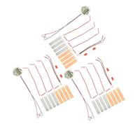 CONGARTENO 3 Sets Creative Fruit Battery Science Experiment Kit DIY Energy with Metal Electrodes for Students Educational Physics Project