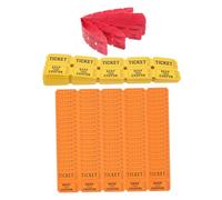 CONGARTENO 300pcs Multi-color Raffle Tickets Party Supply Paper Portable Game Tickets for Carnival Celebration Events Fair and Convenient Distribution