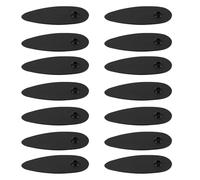 CONGARTENO 30pcs Black Car Floor Mat Clips 6.8cm Extended Carpet Fastening Holders Auto Mat Retainers for Anti-slip Automotive Carpet Fixing in Vehicle Interiors