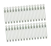 CONGARTENO 30pcs Silicone Cable Organizer Ties Reusable Elastic Wire Holders for Data Cable Management Non-Scratch Cord Straps for Home Office Travel Wire Storage
