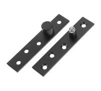 CONGARTENO 360 Degree Rotation Pivot Door Hinge Concealed Black Eccentric Shaft Medium Size Hidden Cabinet Door Hardware