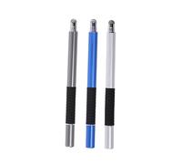 CONGARTENO 3pcs Capacitive Stylus Pens for Smartphones and Tablets Fine Point Round Thin Tip Metal Touchscreen Pens Lightweight Durable Handwriting and Drawing Tool in Grey Silver Dark Blue