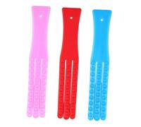 CONGARTENO 3pcs Full-Body Extended Length Meridian Back Pat Massager Set, Handheld Body Beating Stick for Neck and Shoulder Acupoint Therapy, Multi-Color Massage Random Color