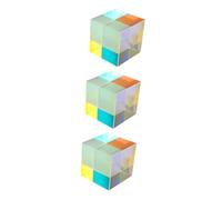 CONGARTENO 3pcs Infinity Cube Light Optic Prism Cube for Home Decor Educational Toy