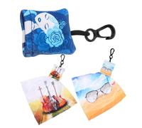 CONGARTENO 3pcs Microfiber Lens Cleaning Cloths for Eyeglasses and Phone Screens Keychain Wipers for Camera Oil and Fingerprint Removal Portable Screen Cleaner