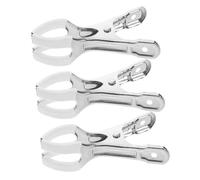 CONGARTENO 3PCS Stainless Steel Saxophone Clarinet Flute Indentation Clips Wind Instrument Maintenance Repair Tools for Precise Pad Replacement and Music Instrument Care
