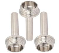 CONGARTENO 3pcs Stainless Steel Trumpet Connecting Rods Replacement Piston Stems Compact Instrument Finger Rods Easy Install for Trumpet Players