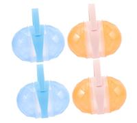 CONGARTENO 4 Sets Plastic Pacifier Holder Storage Box for Baby Pacifiers Easy to Open and Close No Thorns Suitable for Purse Around House Portable and Hygienic
