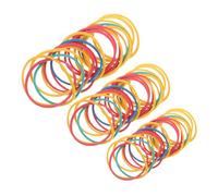 CONGARTENO 400pcs Colored Rubber Bands for Office School Workshop Use Elastic Document Bands for File Organization Reusable Stretchable Bundling