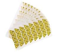 CONGARTENO 400pcs Electrical Warning Labels Yellow Triangle Danger Signs Self Adhesive Electric Safety Stickers for Outdoor Electrical Boxes Indoor Panels Weatherproof
