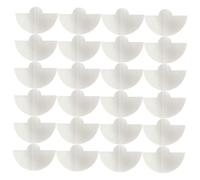 CONGARTENO 40pcs Beans Unbleached Disposable Coffee Filter Papers Wood Fiber Shape for Cups Compatible with Dripper Coffee Makers Natural Filters for Office and Home Brewing