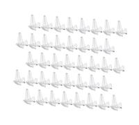 CONGARTENO 40pcs Clear Acrylic Guitar Pick Storage Stands Display Rack for Plectrum Holder Multi-purpose Item Organizer Suitable for Home and Store Use