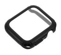 CONGARTENO 44mm Protective Case with Tpu Full-cover Anti-scratch Shell and Tempered Glass Screen Protector, Compatible Watch Cover Black