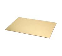 CONGARTENO 44x29cm Golden Mirror Acoustic Guitar Scratch Plate Sheet Self Adhesive Guitar Material Blanks for Diy Bass