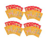 CONGARTENO 48pcs Year Horse Red Envelopes Lunar Year Money Packets Vietnamese Lai See Envelopes Festive Zodiac Design Traditional Red Packets for Chinese Celebration