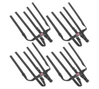 CONGARTENO 4pcs Adjustable Five-Point Seat Straps for High Chair and Stroller Secure Safety Harness with Quick Release Buckles for Seating Comfortable Easy-Clean Replacement Harness