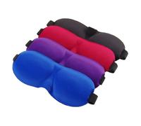 CONGARTENO 4pcs Blindfolds Eye Masks Light-Blocking Breathable Sleep Covers with Elastic Bands for Men Women Comfortable Travel and Home Use Stress-Relief and Muscle Relaxation