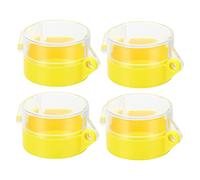 CONGARTENO 4Pcs Emergency Stop Button Protective Cover Push Button Guard for Indoor Outdoor Safety Wear Switch Protection for Industrial Control