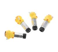 CONGARTENO 4pcs Funny Chick Shaped Tire Valve Caps Creative Bicycle Valve Stem Covers with Innovative Adapter for Versatile Compatibility Stylish Protection and Playful Design for Bikes and