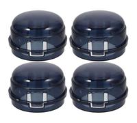 CONGARTENO 4pcs Gas Stove Knob Covers Childproof Protective Caps for Gas Ranges Plastic Stovetop Burner Safety Guards Sleek Modern Design Kitchen Accessories