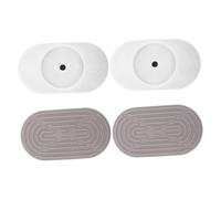 CONGARTENO 4pcs Gate Protective Wall Guards for Safety Nonslip Stair Window Barrier Pads Wall Protection Against Scratches and Dents Easy Install Safety Gate Parts for Home Use