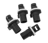 CONGARTENO 4pcs Inflatable Boat Valve Hose Adapter Plug for Kayak and Paddle Board Leakproof Air Pump Connector Kayaking Accessories Tool Setup Multipurpose Inflatable Valve Adapter