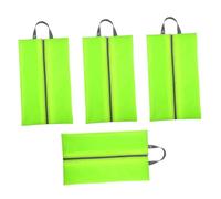 CONGARTENO 4pcs Large Portable Shoe Bags with Zipper Dustproof Storage Organizer for Travel and Home Reinforced Stitching Walking Boot Bag for Men and Women