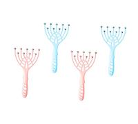 CONGARTENO 4Pcs Manual Head Scalp Massager Claw for Stress Relief and Circulation Boost Creative Design for Relaxing Nerve Stimulation and Fatigue Reduction