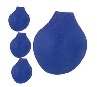 CONGARTENO 4pcs Men Swimwear Padding Inserts Bulge Sponge Pads for Underwear and Swimming Trunks Quick-dry Breathable Pouch Cups for Enhanced Shape and Water Sports Performance Dark Blue