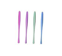 CONGARTENO 4pcs Mixed Color Capacitive Touch Pen Metal Stylus with Fiber Cloth Tips for Handwriting Phones Tablets Durable Safe for Smooth Screen Use