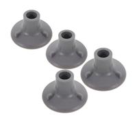CONGARTENO 4pcs Non-Slip Replacement Feet for Shower Chairs Id Rubber Caps for Commode Chair Bath Bench Tips Transfer Benches Quiet Bathroom Safety Accessories