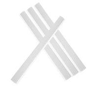 CONGARTENO 4pcs Plastic Dustpan Edge Replacement Strips Soft Pressing Bars for Various Dustpans Easy to Install Lightweight Compact Cleaning Accessories