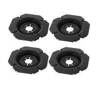 CONGARTENO 4pcs Silicone Car Wiper Hole Protective Covers Leaf and Twig Guard Dustproof Windshield Wiper Arm Hole Protectors Vehicle Maintenance Accessories