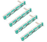 CONGARTENO 4pcs Stage Controller Slide Dual Channel Volume Slider Audio Mixer Variable Resistor Mixer Potentiometer for Volume Variable Resistor for Audio Linear Fader