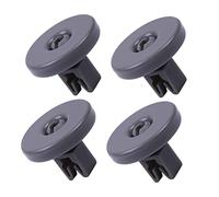 CONGARTENO 4Pcs Universal Dishwasher Lower Rack Rollers Wheels Replacement Parts Compatible Other Dishwashers Sturdy and Easy to Install Wheel Roller